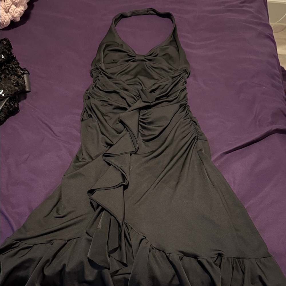 Marciano Black Backless Dress